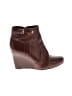 Tory Burch 100% Leather Brown Ankle Boots Size 7 - photo 1