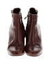 Tory Burch 100% Leather Brown Ankle Boots Size 7 - photo 2
