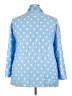 Scomchic 100% Polyester Polka Dots Blue 3/4 Sleeve Blouse Size 4X - photo 2