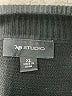 AB Studio Solid Black Casual Dress Size XL - photo 7