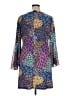 MSK 100% Polyester Print Purple Cocktail Dress Size XL - photo 2