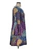 MSK 100% Polyester Print Purple Cocktail Dress Size XL - photo 4