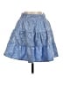 Endless Rose 100% Polyester Stars Blue Denim Skirt Size S - photo 1