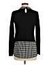 Adrianna Papell Houndstooth Black Turtleneck Sweater Size M - photo 2