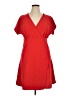 Sky 100% Polyester Solid Red Casual Dress Size 1X - photo 1