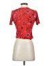 TALLY WEIJL Red Short Sleeve Top Size S - photo 2