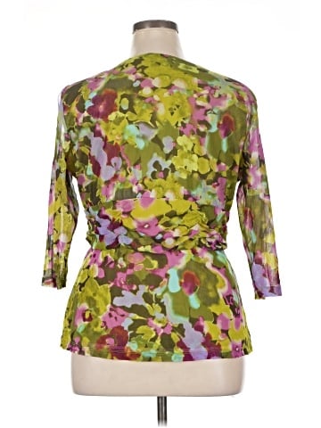 Christopher & Banks 3/4 Sleeve Blouse (view 2)