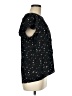 BCBGeneration 100% Polyester Stars Black Short Sleeve Blouse Size M - photo 4