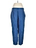 Purejill 100% Tencel Blue Casual Pants Size L - photo 2