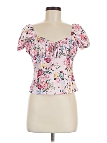Blue Rain Short Sleeve Blouse (view 1)