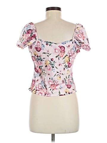 Blue Rain Short Sleeve Blouse (view 2)