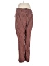 Free People 100% Cotton Stripes Brown Casual Pants Size 6 - photo 1