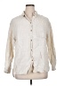 Athleta 100% Linen Ivory Long Sleeve Button-Down Shirt Size XL - photo 1