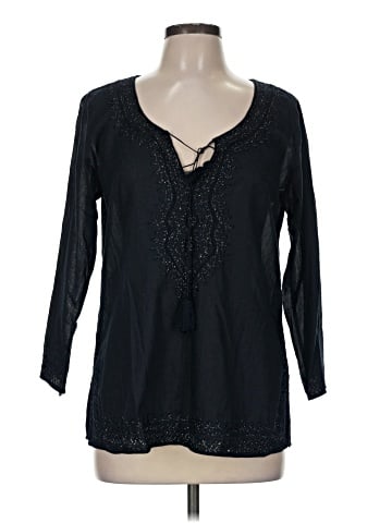 Calypso St. Barth Long Sleeve Blouse (view 1)