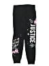 Justice Graphic Black Sweatpants Size 16 - photo 1
