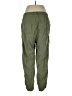 Zara Solid Green Cargo Pants Size L - photo 2