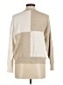 Poof! Color Block Tan Pullover Sweater Size M - photo 2