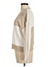 Poof! Color Block Tan Pullover Sweater Size M - photo 5