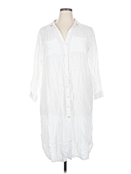 Blue Island 3/4 Sleeve Button Down Shirt