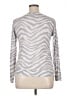 The Commons Animal Print Silver Pullover Sweater Size XL - photo 2