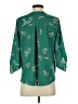 West Kei 100% Polyester Green 3/4 Sleeve Blouse Size S - photo 2