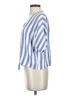 Rails Stripes Blue Short Sleeve Blouse Size S - photo 5