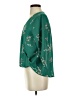 West Kei 100% Polyester Green 3/4 Sleeve Blouse Size S - photo 5