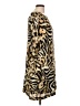 Peter Nygard 100% Polyester Animal Print Gold Casual Dress Size L (estimated) - photo 4