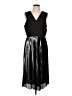 Antonio Melani Metallic Black Cocktail Dress Size 12 - photo 1