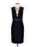 Theia Black Cocktail Dress Size 8 - photo 1