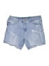 Seven7 Blue Denim Shorts Size 8 - photo 1
