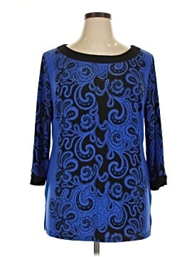 JM Collection 3/4 Sleeve Blouse (view 1)