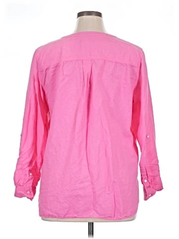 Talbots Outlet 3/4 Sleeve Button-Down Shirt (view 2)