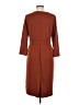Lands' End Solid Brown Casual Dress Size M - photo 2