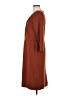 Lands' End Solid Brown Casual Dress Size M - photo 5
