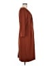 Lands' End Solid Brown Casual Dress Size M - photo 4