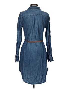 merona denim shirt dress Merona Denim Shirt Dress Button Down Dark
