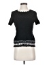 Carlisle Black Short Sleeve Turtleneck Size S - photo 1