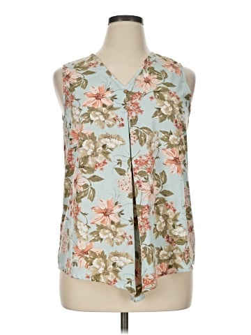 Emery Rose Sleeveless Blouse (view 1)