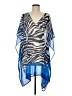Tommy Bahama Animal Print Blue Kimono One size - photo 1