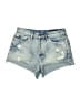 Blank NYC Blue Denim Shorts Size 28 waist - photo 1