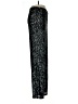 Crystal Sky Solid Black Silver Dress Pants Size L - photo 4
