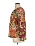 Democracy 100% Polyester Floral Orange 3/4 Sleeve Blouse Size XL - photo 5