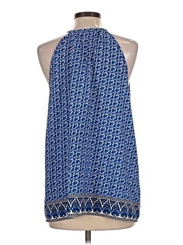 fleur bleue Sleeveless Blouse (view 2)