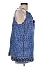 fleur bleue Blue Sleeveless Blouse Size L - photo 4