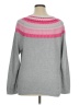 Talbots Color Block Gray Pullover Sweater Size XL - photo 2