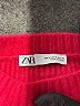 Zara 100% Polyester Solid Red Pullover Sweater Size S - photo 7