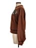 Rhode 100% Cotton Floral Brown Pullover Sweater Size S - photo 5