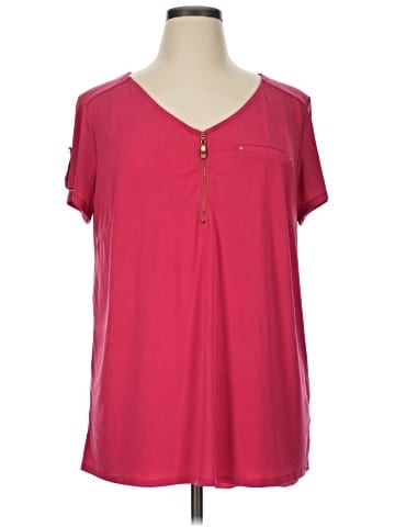 Roz & Ali Short Sleeve Blouse (view 1)