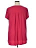 Roz & Ali Pink Short Sleeve Blouse Size 1X - photo 2
